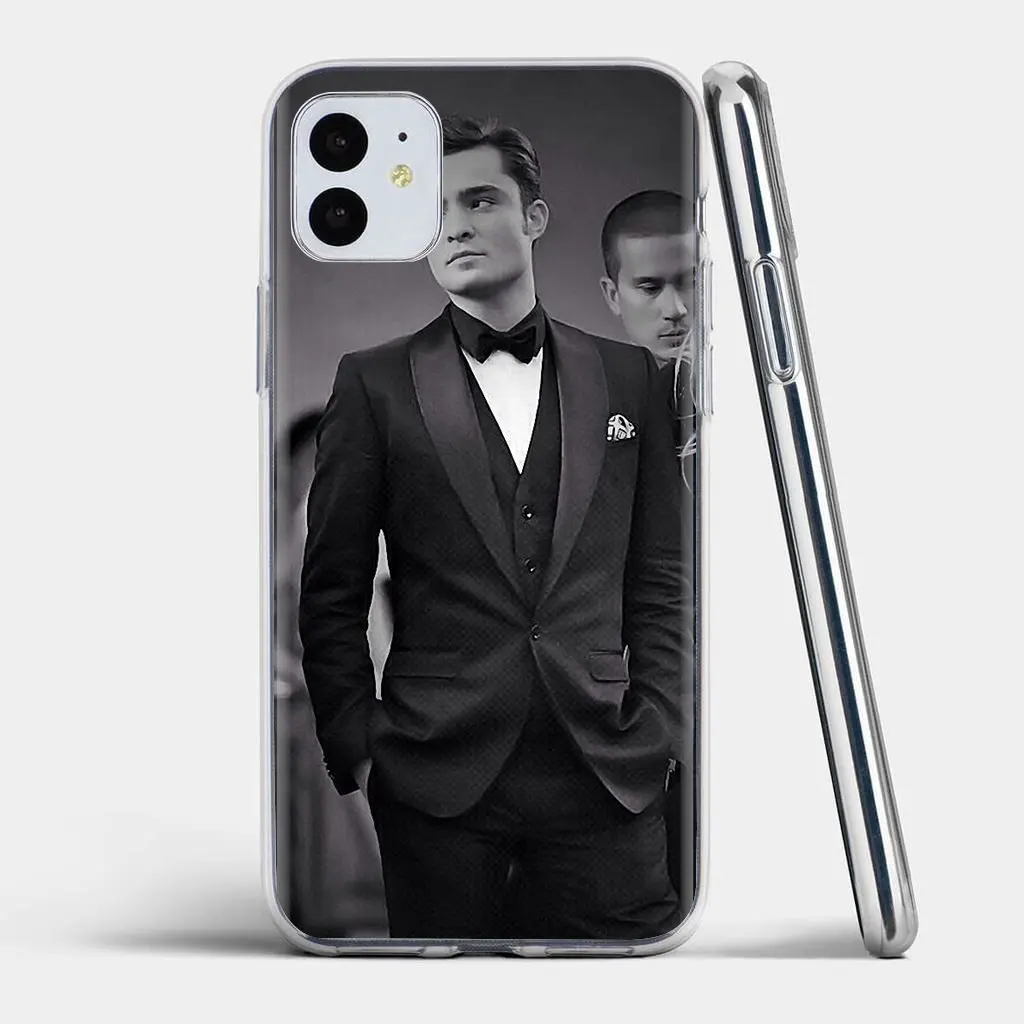 Мягкий чехол-накладка для iPhone 11 Pro 4 4S 5 5S SE 5C 6 6S 7 8 X XR XS Plus Max iPod Touch Сплетница Ed Westwick