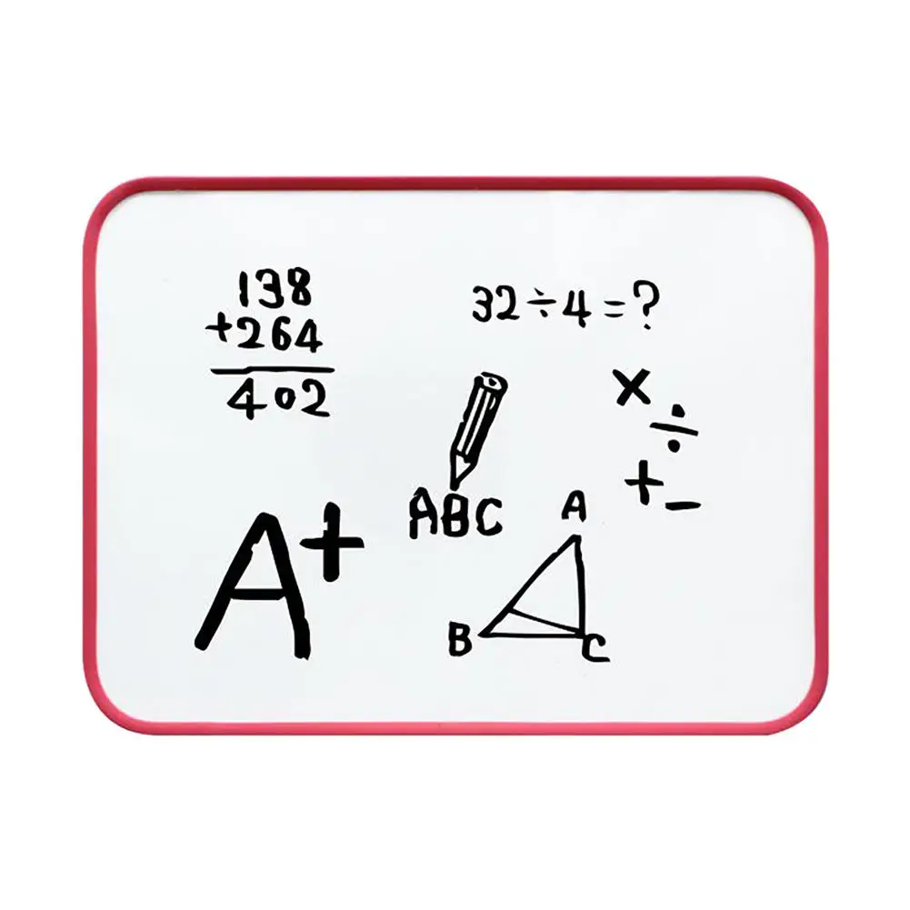 Белая магнитная доска для вытирания обучающая игрушка 30*45 см мини-доска