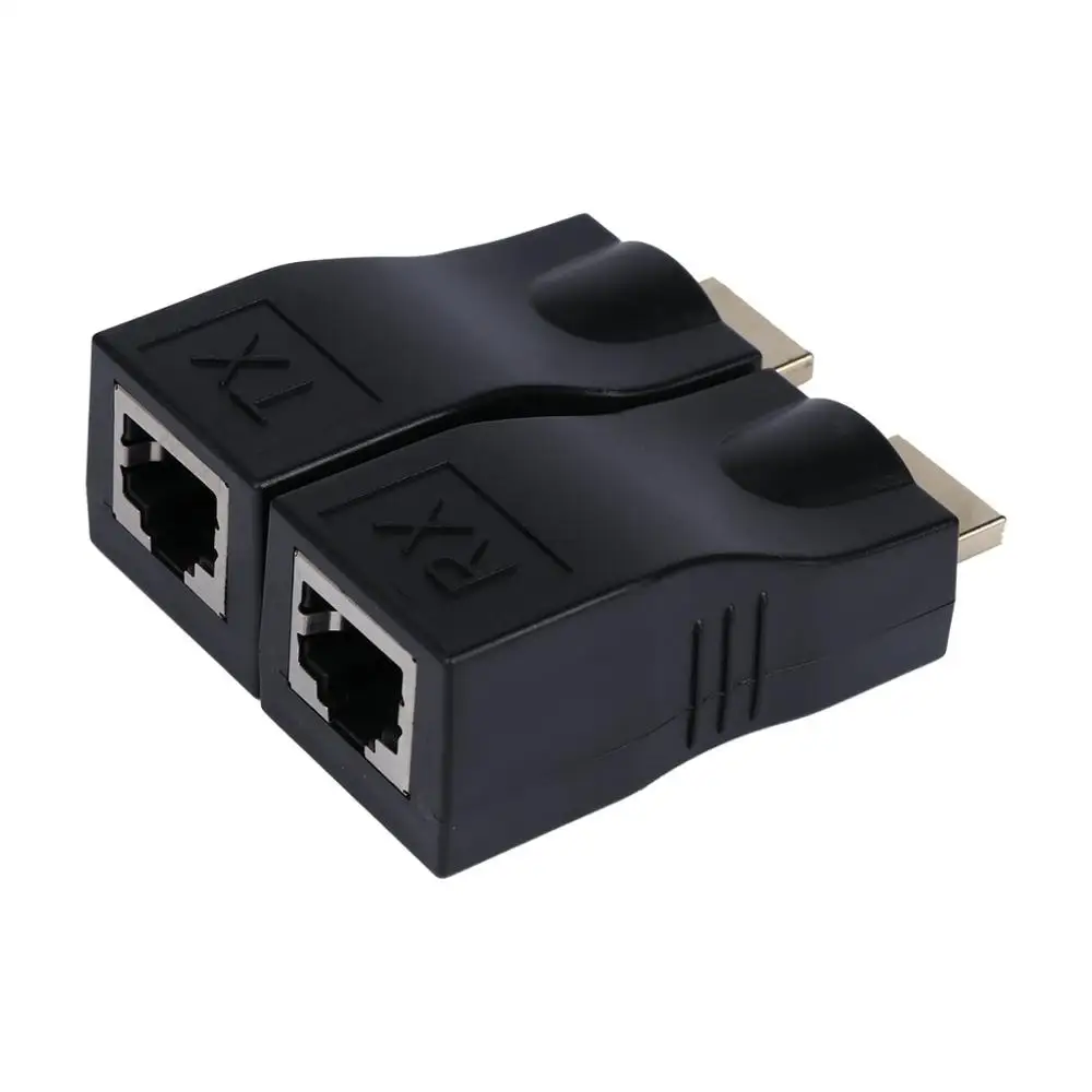 1 пара 4K 1080P 3D HDMI к RJ45 сетевой кабель удлинитель Cat 5e/6 Ethernet адаптер для HDTV GT |