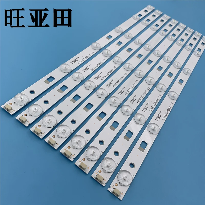 

1set=8pieces For TCL B42E650 L42F3700AB42E650 D42A710 L42F1600E Light Bar 42HR331M06A1 V2 4C-LB4206-YH4 450mm 6led