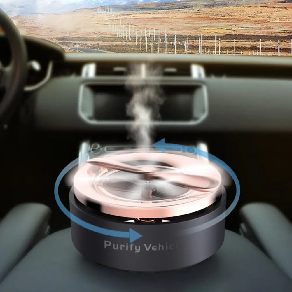 

Solar Energy Car Aromatherapy Diffuser Air Freshener Odor Removing Solar Energy Diffuser Interior Essential Oil Diffuser for Car