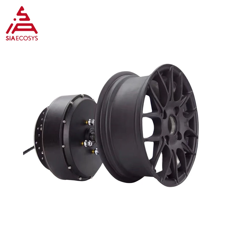 

QS Motor 12x5.0inch 5000W V4 260 Brushless DC Electric Double shaft Detachable Separated Scooter Wheel Hub Motor