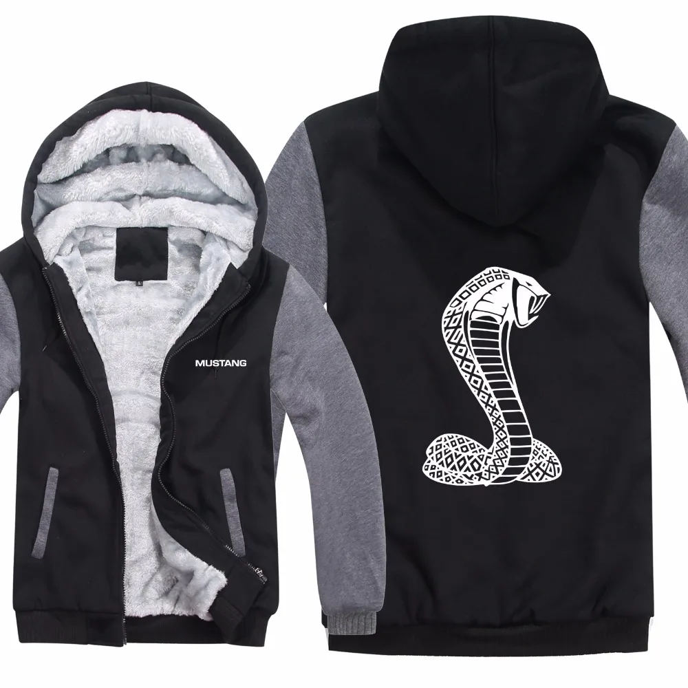 Шелби Кобра толстовки куртка Зимний пуловер автомобиль человек пальто для