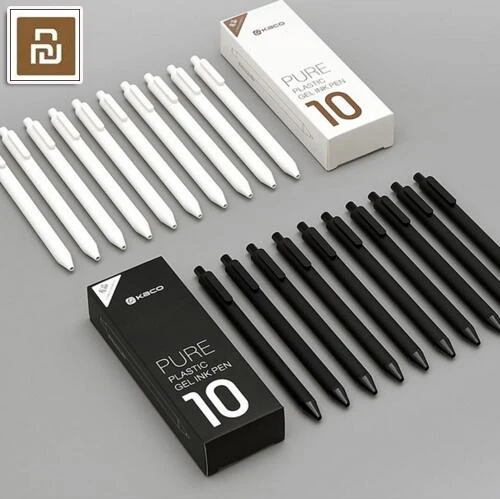 Оригинальная ручка Xiaomi Mijia KACO 10 шт./лот ручки 0 5 мм Core прочная для подписи заправка