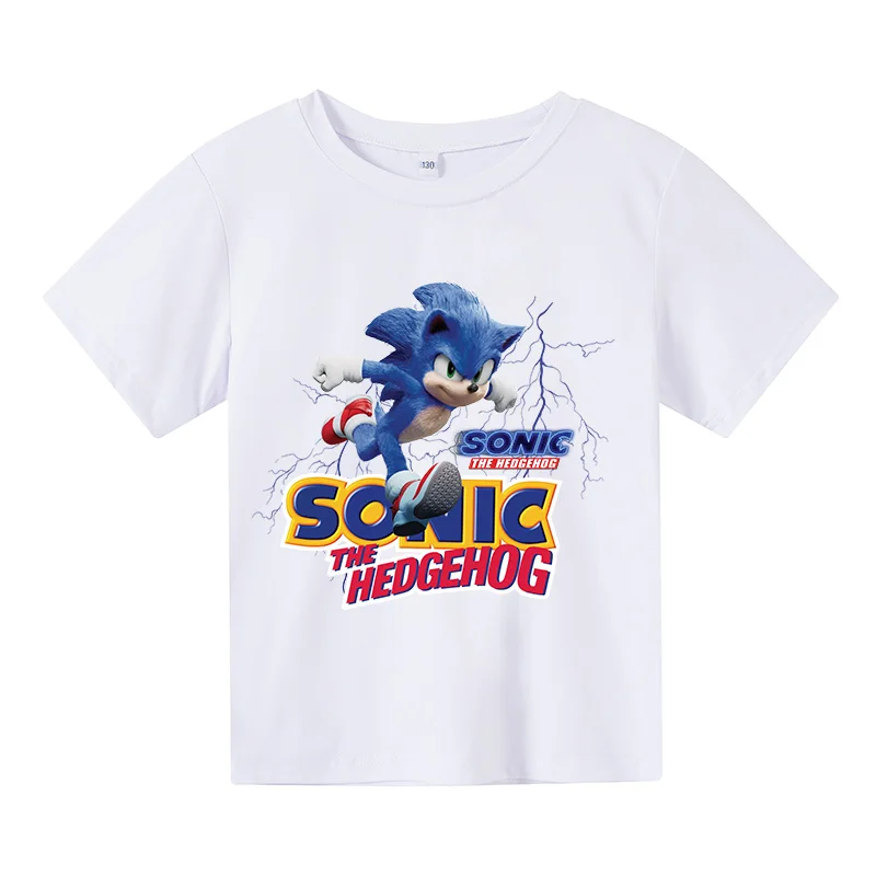 

2021 summer children's short-sleeved T-shirts children's cute cartoon boys and girls casual tops 4T-14T