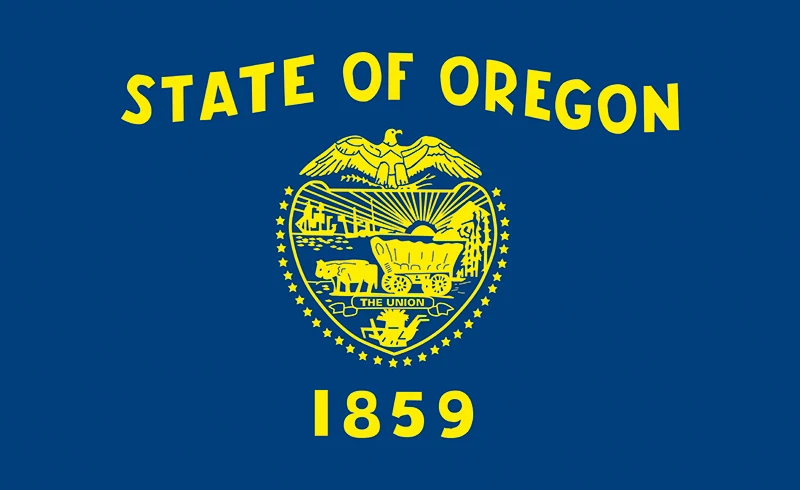 

state of Oregon flag any sport logo or brand logo music custom 3x5ft flag banner