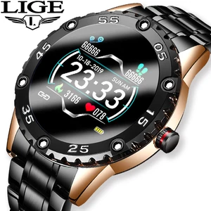 lige smart watch men ip68 waterproof sport watch call reminder alarm reminder heart rate smartwatch for huawei xiaomi ios phone free global shipping