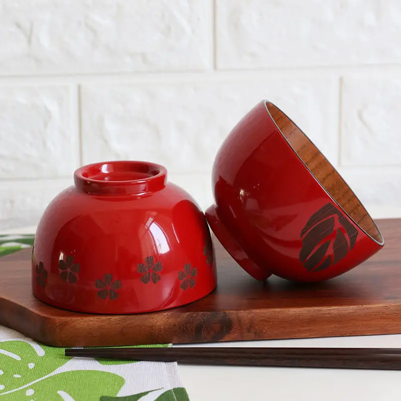 

Natural Wood Bowl Salad Soup Bowl Wooden Bowl Food Serving Bowl Container Kitchen Utensils Tableware Restaurant Dinnerware