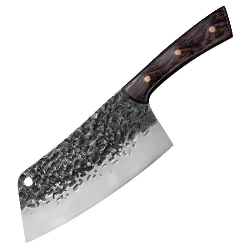 

Hand-Forged Kitchen Knife Meat Slicing Sharp Stainless Steel Texture Chef Knife