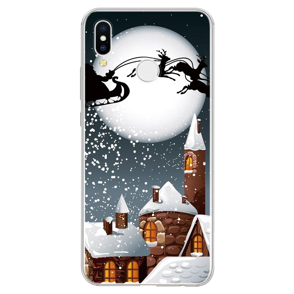sd3wu Рождество покрытие стола для huawei P20 Pro P30 P8 P9 P10 Коврики 10 20 30 Lite P Smart для huawei Honor 7A 8X9 10 Lite TPU чехол - Цвет: sd3wu