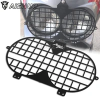 africatwin headlight guard for honda africa twin xrv 750 xrv 750 1997 2002 1998 motorcycle headlight headlamp grille guard cover