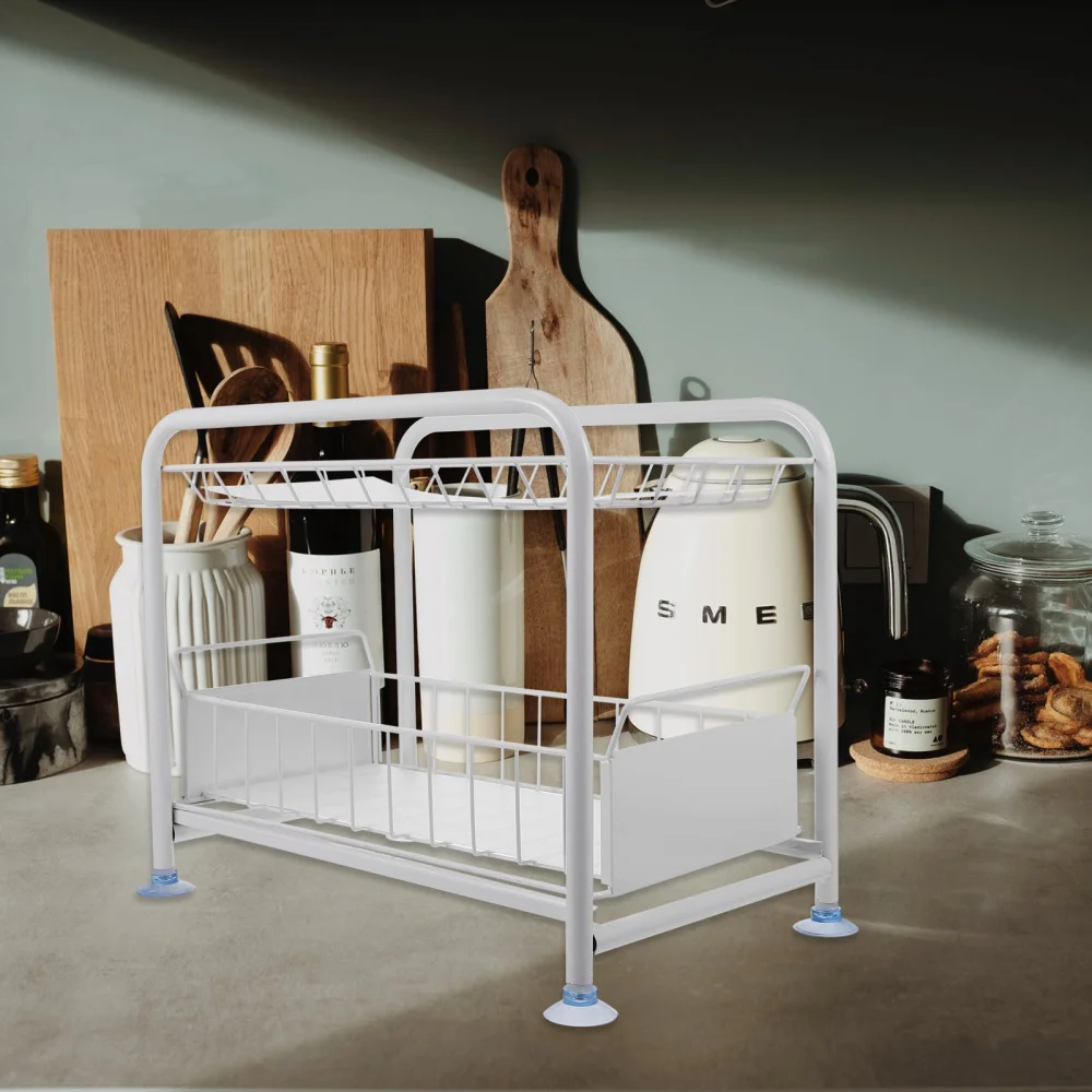 

Durable Kitchen Under Sink Storage Holder Push and Type Storage Rack