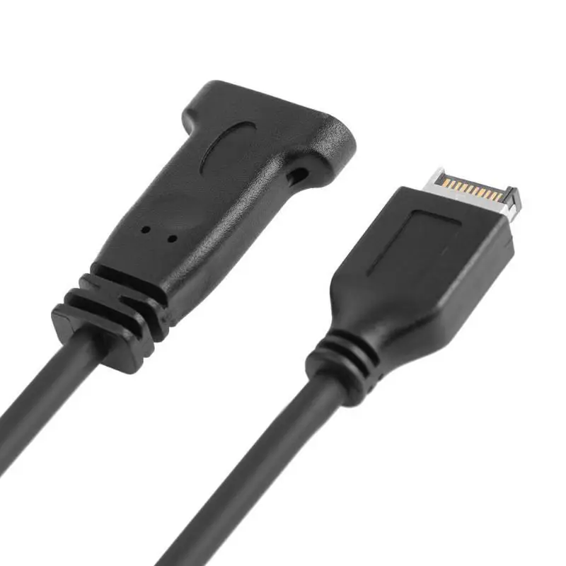 Новый 50 см Usb 3 1 Передняя панель заголовок Type E к C Тип разъем удлинитель провода