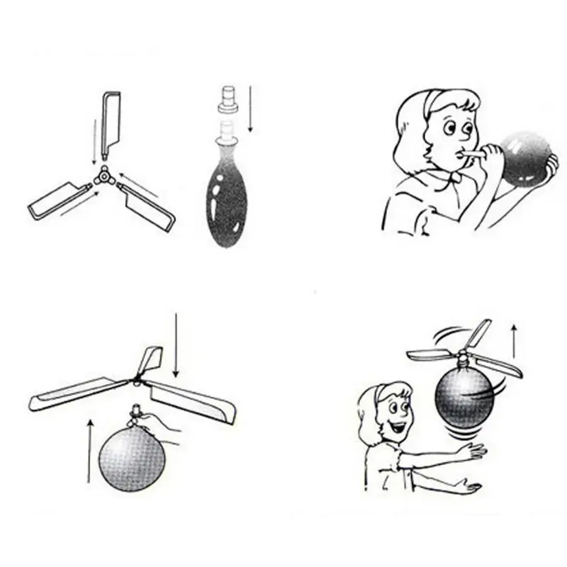 

Classic Sound Balloon Helicopter Balloon Handcrafted Aircraft Model Toy Gift Kids Play Toys Ball Outdoor Children Sports Toys