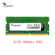 ADATA New 4GB 8GB 16GB DDR4 RAM Memory SO DIMM 260pin for Laptop Notebook Memory 2666Mhz