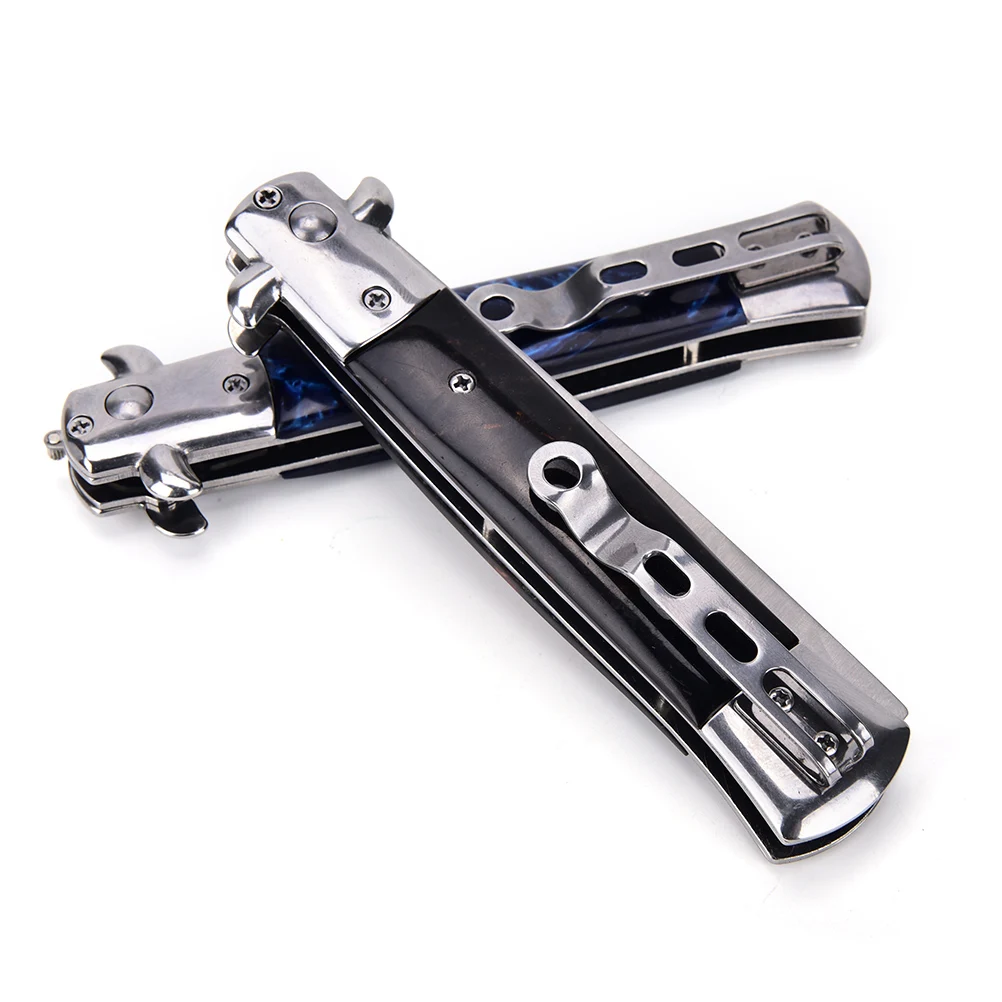 Нож складной из нержавеющей стали для мужчин автоматический триммер волос