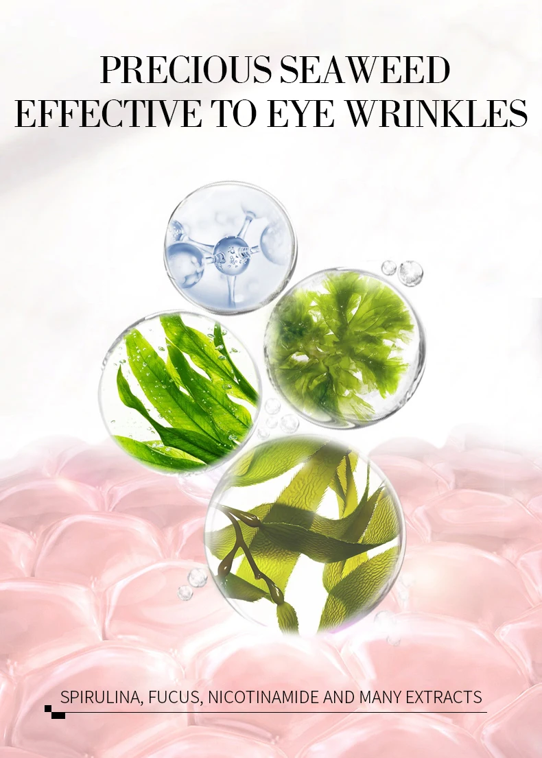 LAIKOU патч для маски для глаз патч для глаз гидрогелевый зеленая маска против морщин мешки для глаз темные круги гель для лица кремы для глаз маска для ухода за кожей