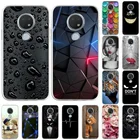 Чехол-накладка для NOKIA 7,2, силиконовый чехол для Nokia 7,2 TA-1181 7,1 2,3 2,4 3,1 3,4 5,3 5,4 6,2 1,3 из ТПУ, с рисунком