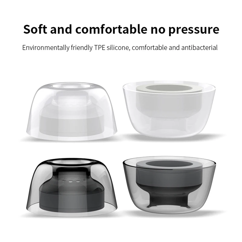 Латексные насадки для наушников HUAWEI Freebuds Pro True Wireless VIVO TWS 2 противоскользящие