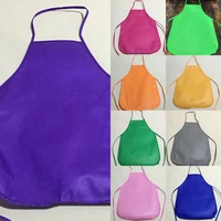 new colorful children aprons waterproof non woven fabric painting kids apron for activities art painting class cooking pinafore