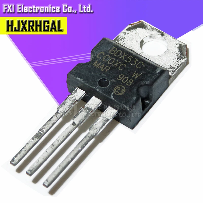 10 шт. BDX53C BDX53 TO220-220 новый оригинальный | Электронные компоненты и принадлежности