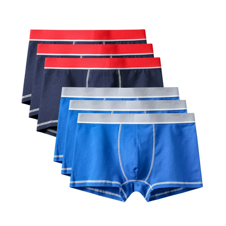6Pcs A0608 Mix B24 6 шт./лот, фирменное качество,, новые модные сексуальные хлопковые шорты, мужские боксеры, шорты, мужское нижнее белье, мужские трусы, мужская одежда - Цвет: 6Pcs A0608 Mix B24