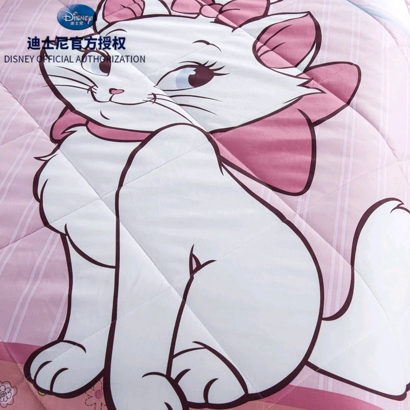 Disney Marie/летнее стеганое одеяло для милой девочки с котом из мультфильма «Холодное сердце», одеяло, покрывало для кровати, Детские спальные покрывала на кровать