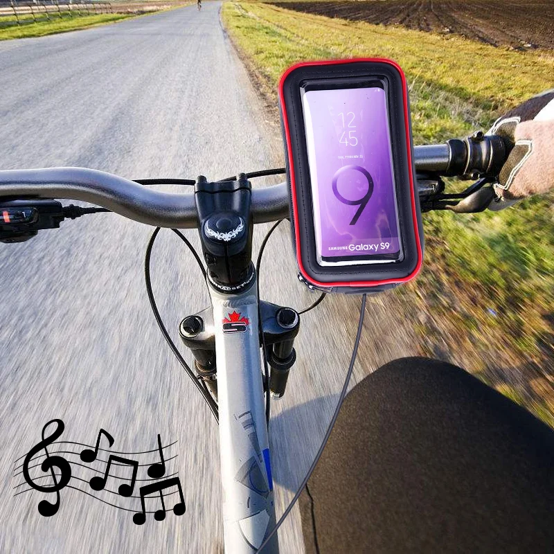 Универсальный держатель телефона на руль велосипеда водонепроницаемый для