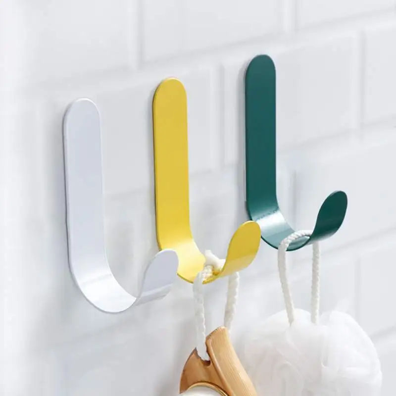 Самоклеящийся крючок для хранения в скандинавском стиле кухонный кованый