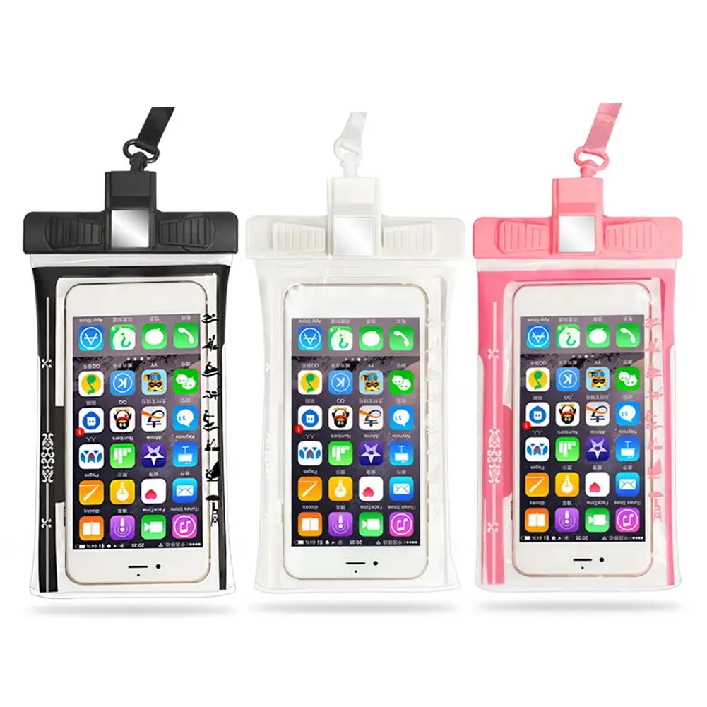 

Водонепроницаемый мешок для мобильного аксессуары для плавания дайвинга Универсальный водонепроницаемый мобильный телефон мешок подводн...