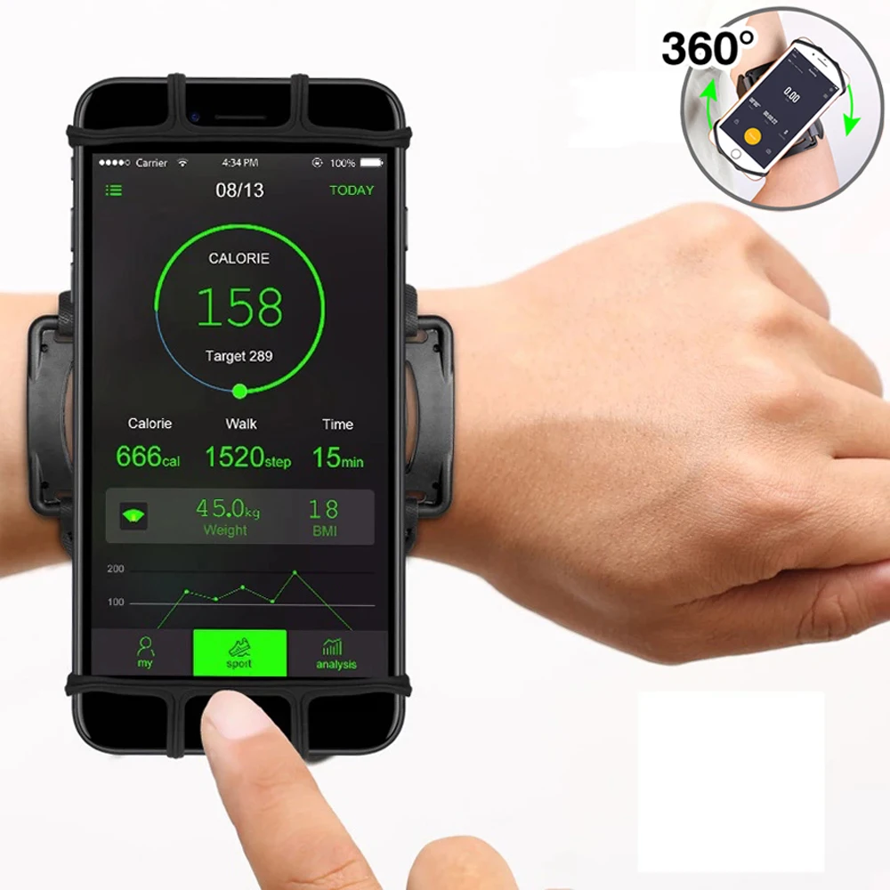 

4-6in Running Belt Bag Phone Armband Running Pouch Strap Jogging Sport Gym Arm Band Belt cuff telephone for fitness accessories