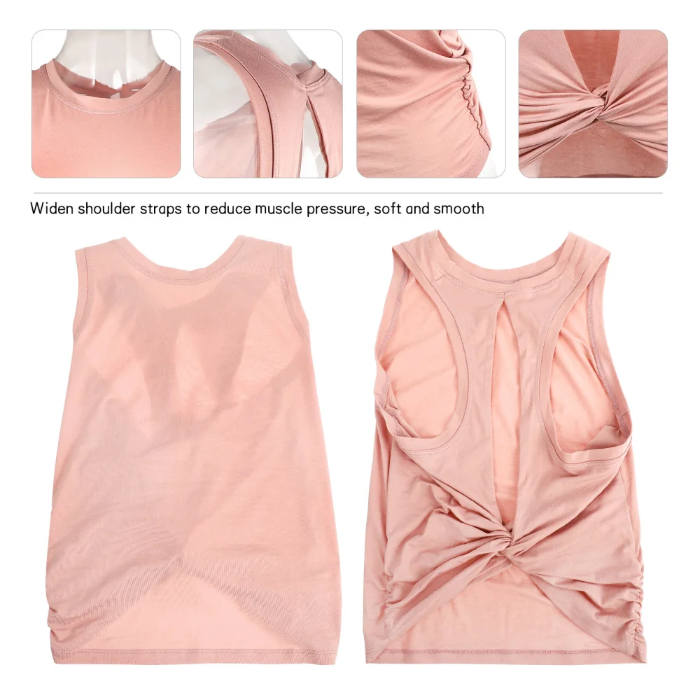 

1Pc Quick-dry Yoga Undershirt Comfortable Running Sports Vest Sports Camisole