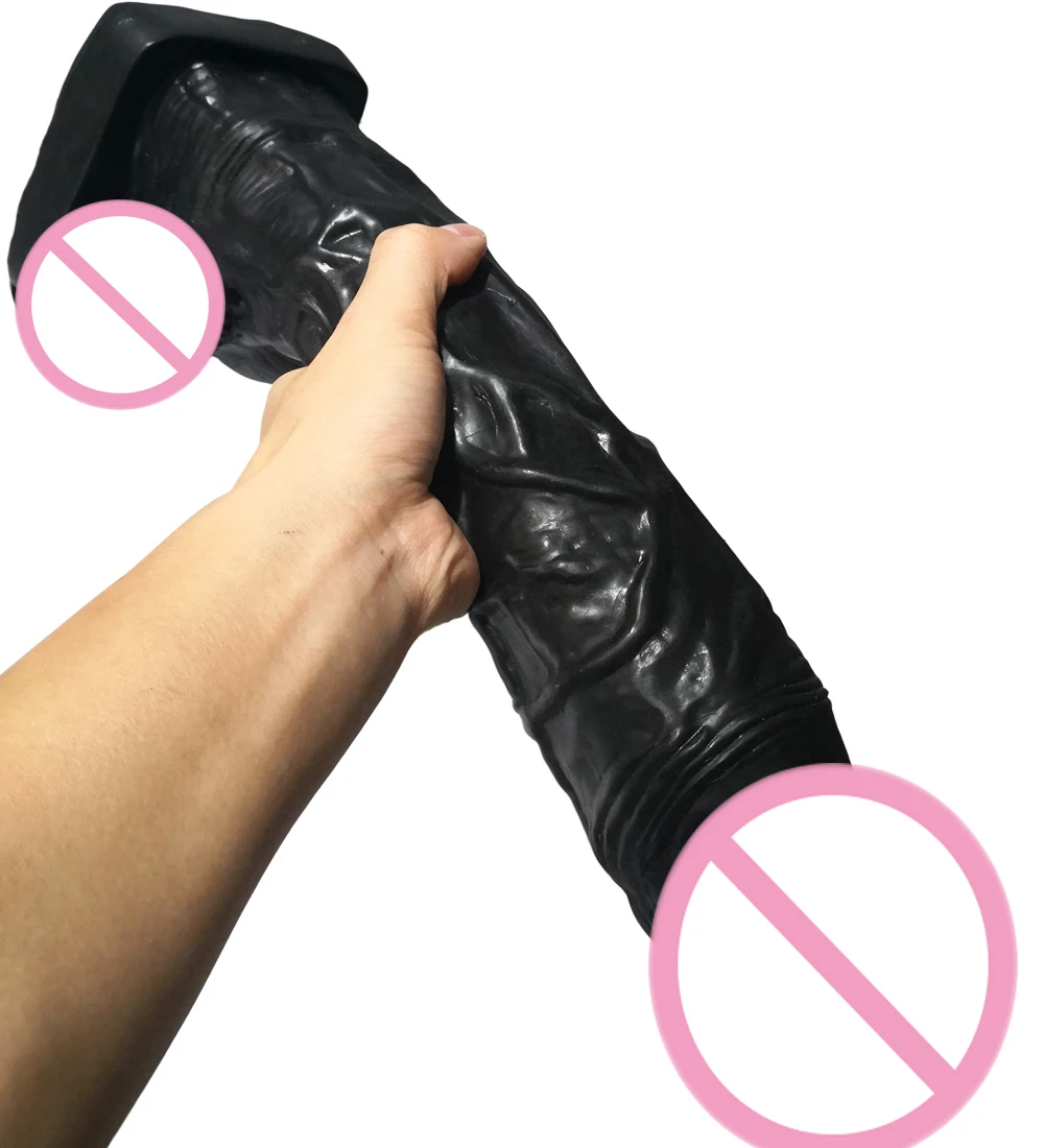 Фаллоимитатор HOWOSEX 37*7 см фаллоимитатор супер большой член мягкие Анальные