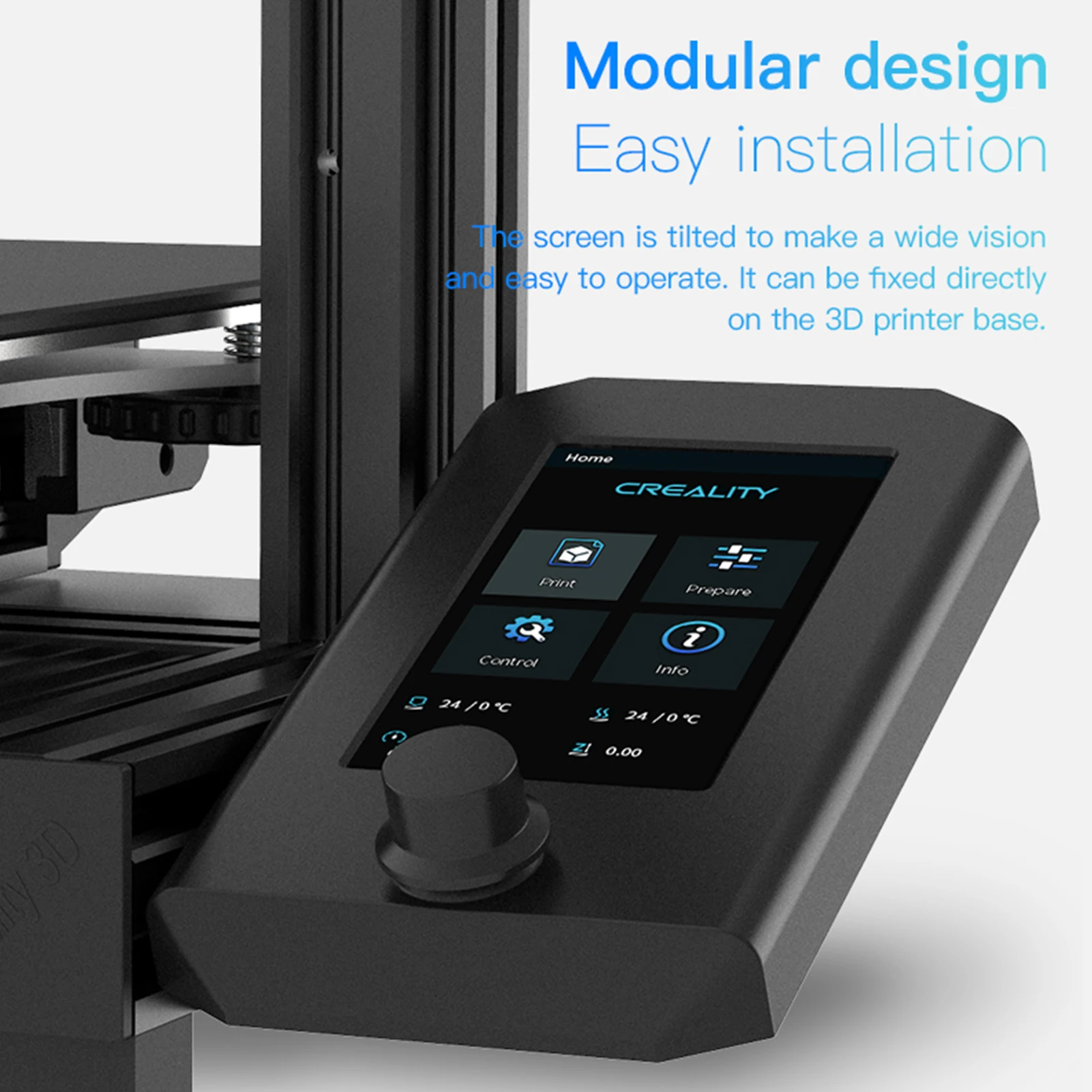 Набор для 3D-принтера Creality Ender-3 V2 экран 4 3 дюйма пользовательский интерфейс