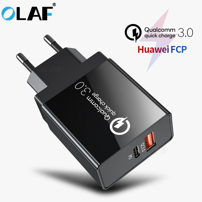Сетевое зарядное устройство USB Type C с поддержкой быстрой зарядки QC 4 0 3 0|Зарядные