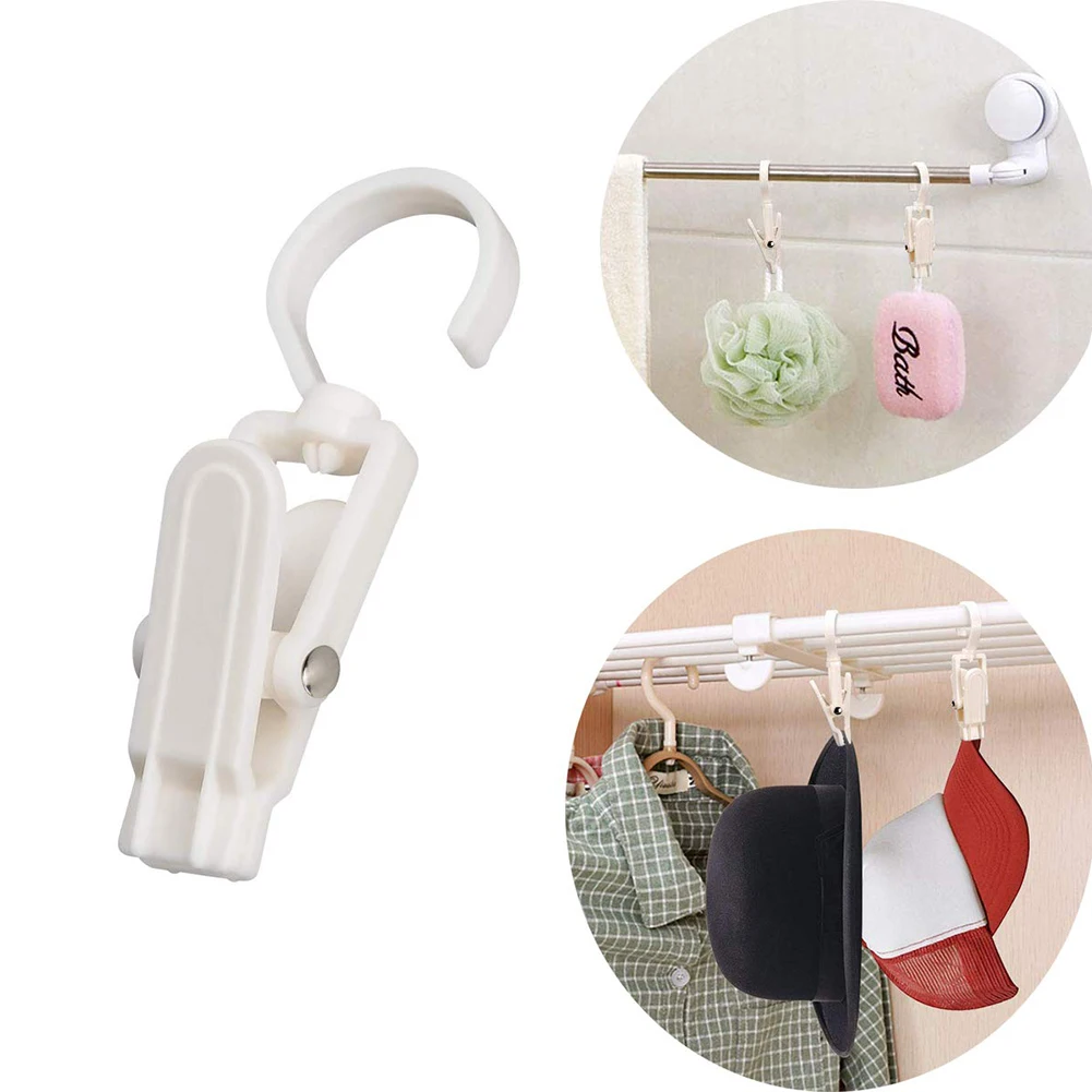 

20 PCS Plastic Portable Windproof Clothespins Home Quilt Clothing Socks Boot Hanger Hold Clips Travel Hanging Rope Clothes Peg