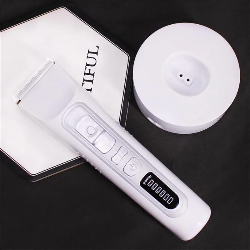 Электрическая Тихая машинка для стрижки волос детей Керамический триммер