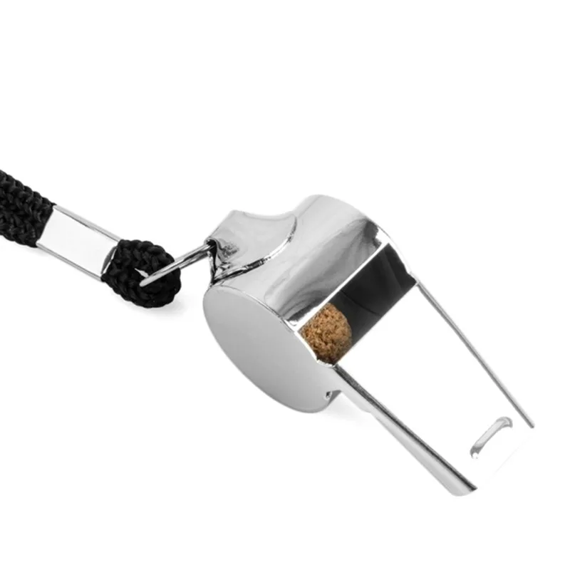 

Metal Whistle Referee Sport Rugby Party Training School Football Basketball Cheer Stainless Steel Silbato Survival