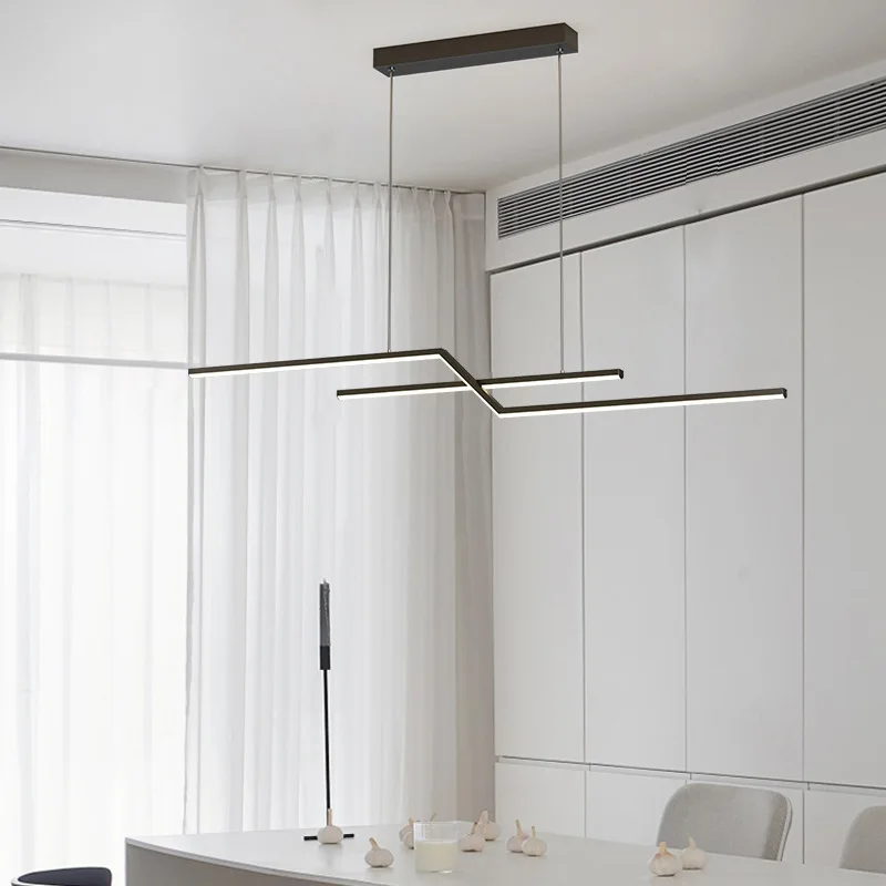 

Modern Home Indoor Pendant Light for Dining Room Kitchen Living Room Bedroom Pendant Lamp Metal Decoration Luminaires Black&Gold