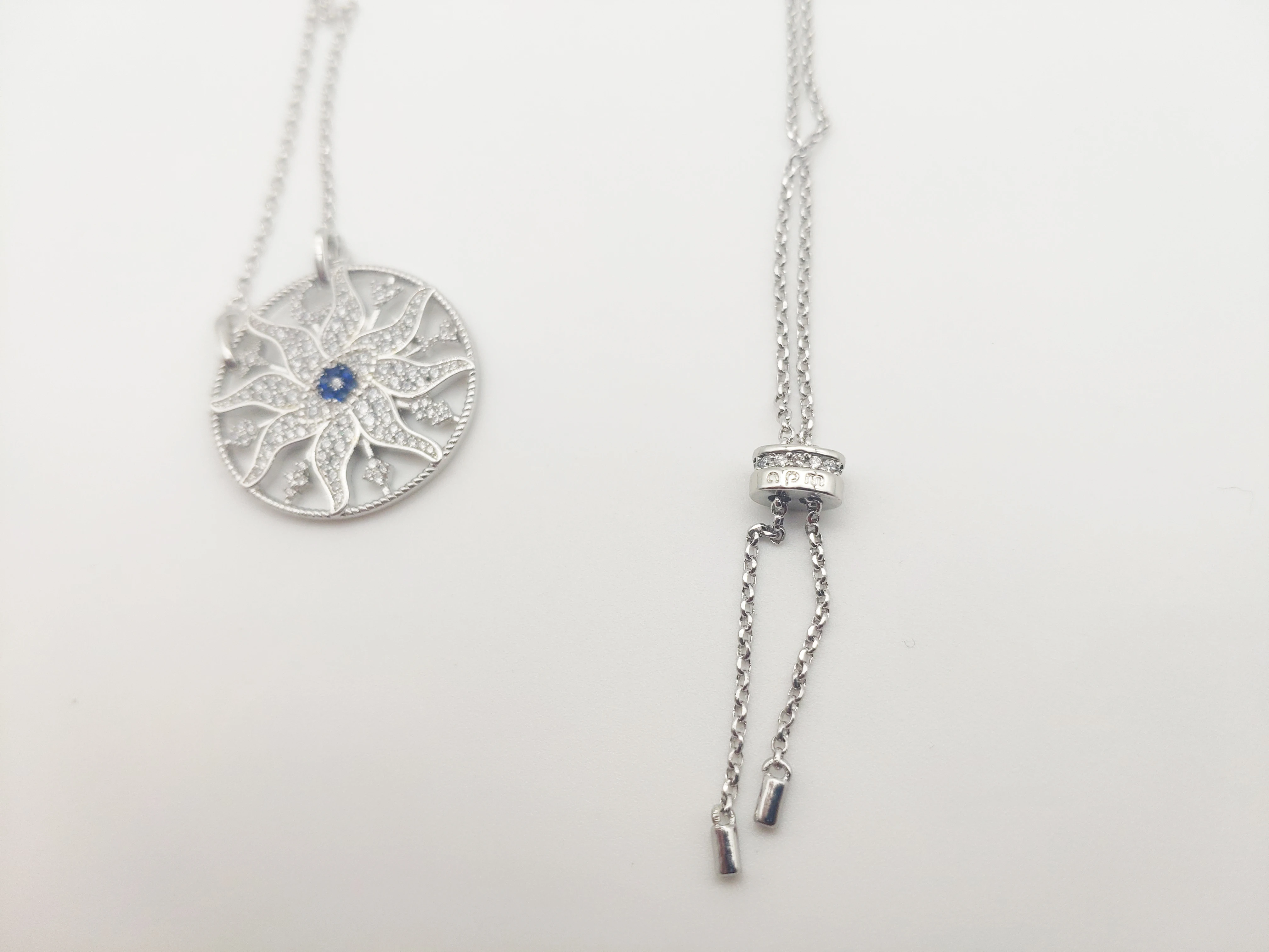 

1:1 Make 925 Sterling Silver Customized Sun Eye Personalized Fashion Delicate Necklace