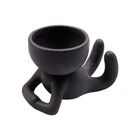 Креативный человеческий керамический цветочный горшок, горшок для растений, керамические изделия, ваза для цветов суккулентов для дома, сада, офиса, настольные украшения