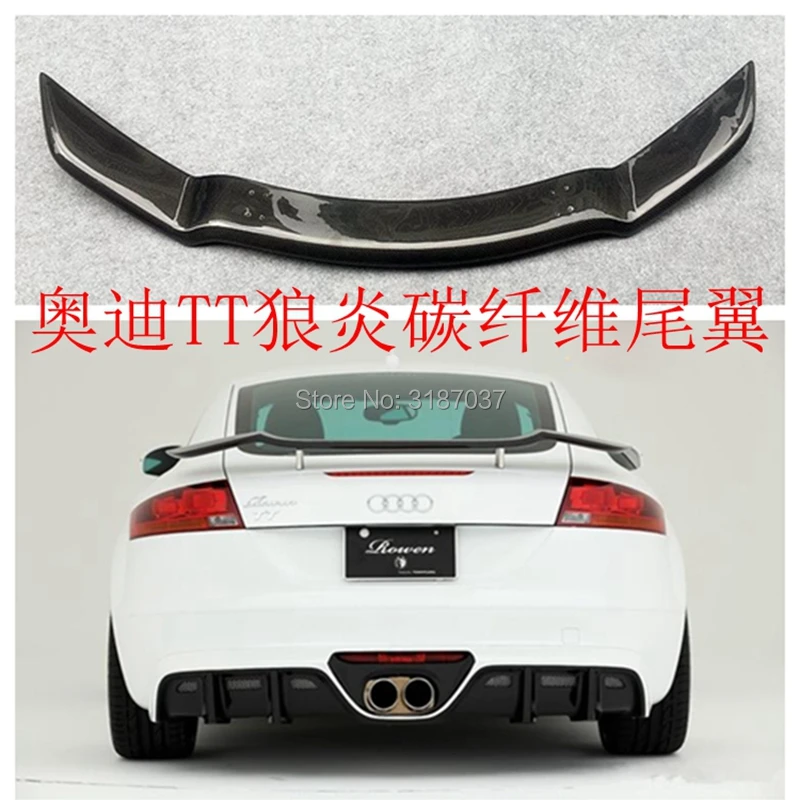 Спойлер для Audi TT TTS TTRS 2 двери sedan GT спортивный из углеродного волокна Задняя