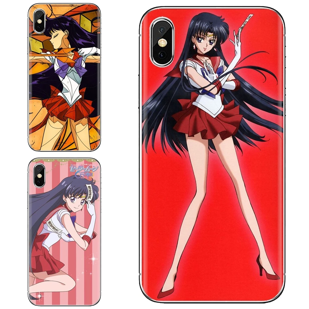 Силиконовый чехол для телефона с логотипом Сейлор Мун Марс iPod Touch iPhone 11 Pro 4 4S 5 5S SE 5C