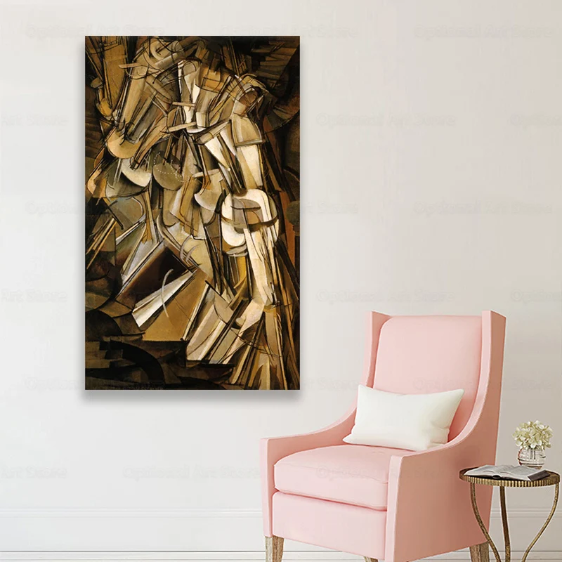 Печать на холсте с изображением Марселя душана обнаженной лестницы | Дом и сад