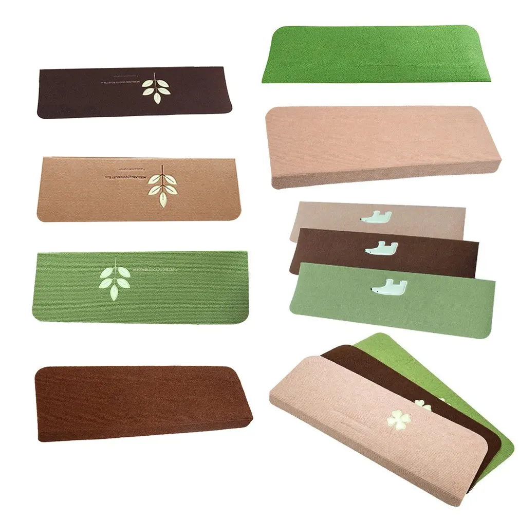 5 шт. светящийся нескользящий коврик для лестницы кофе четырехлистный клевер