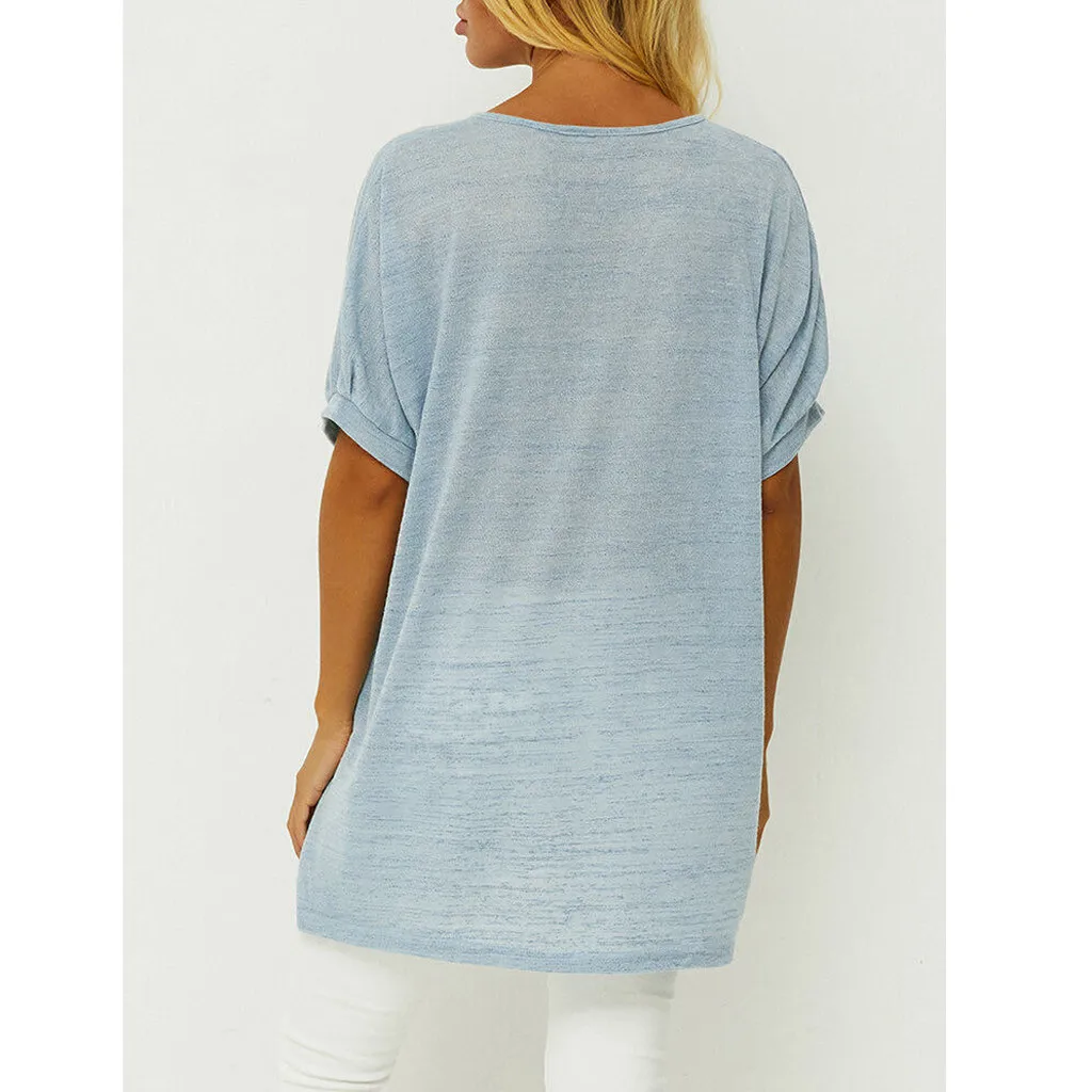 Женская хлопковая футболка с коротким рукавом принтом|Футболки| |