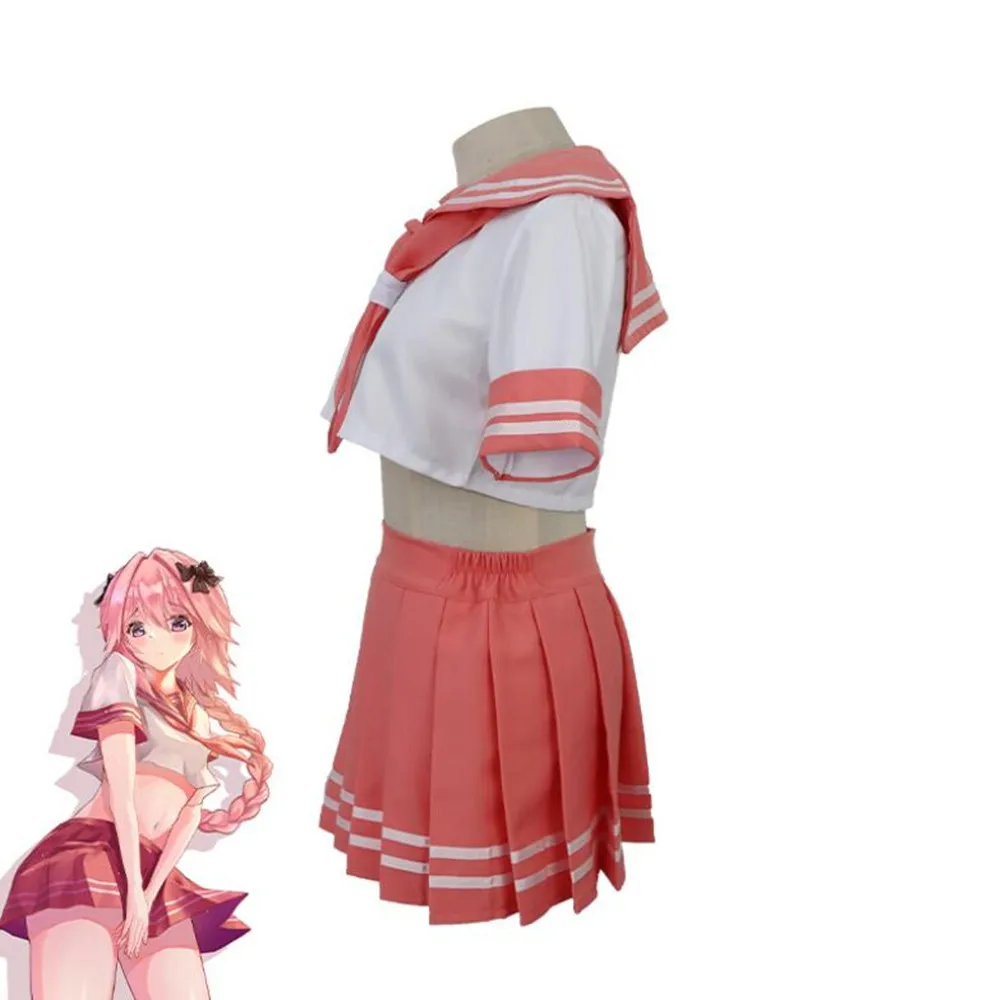 Костюм для косплея аниме Fate/Grand Order Fate Apocrypha Rider Astolfo школьная форма JK матросский
