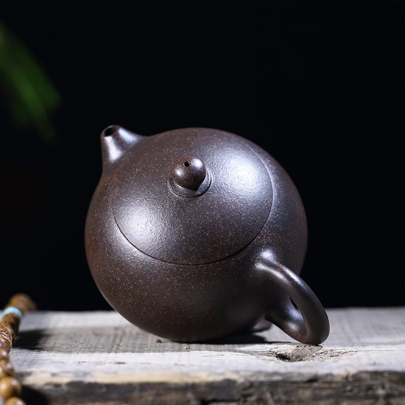 

Yixing masters are recommended pure manual authentic beauty pot black gold sand home little teapot suit kung fu tea set