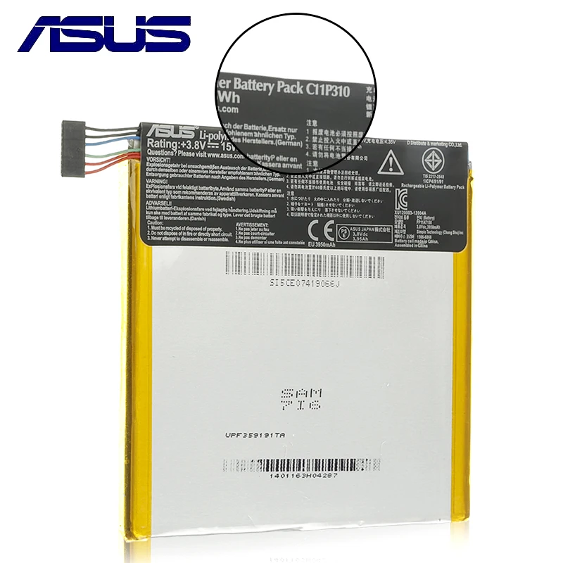 Оригинальный аккумулятор для ноутбука C11P1310 ASUS FonePad 7 ME372 ME372CG K00E новый литий ионный