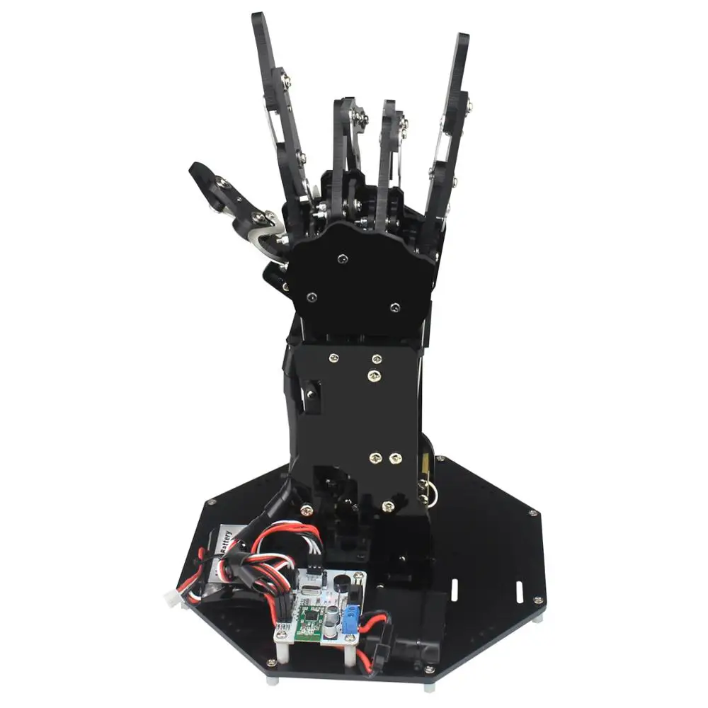 

uHand Bionic Robot Hand Palm Five Fingers Mechanical Arm with Control System for Robotics Teaching Training